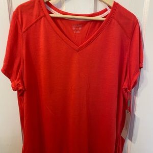 Calvin Klein Performance Coral top size 1X NWT!